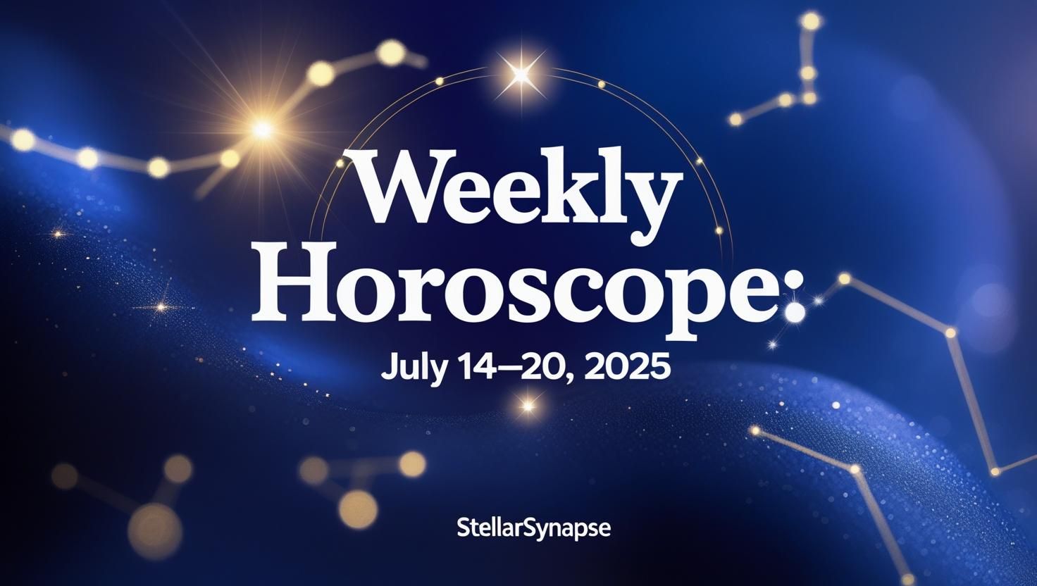 Weekly Horoscope: July 14–20, 2025 Cosmic Realignment, Emotional Growth & Inner Power
