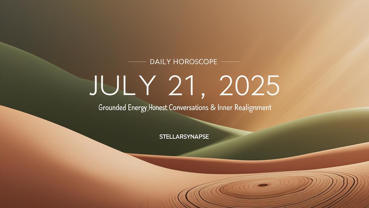 Daily Horoscope for July 21