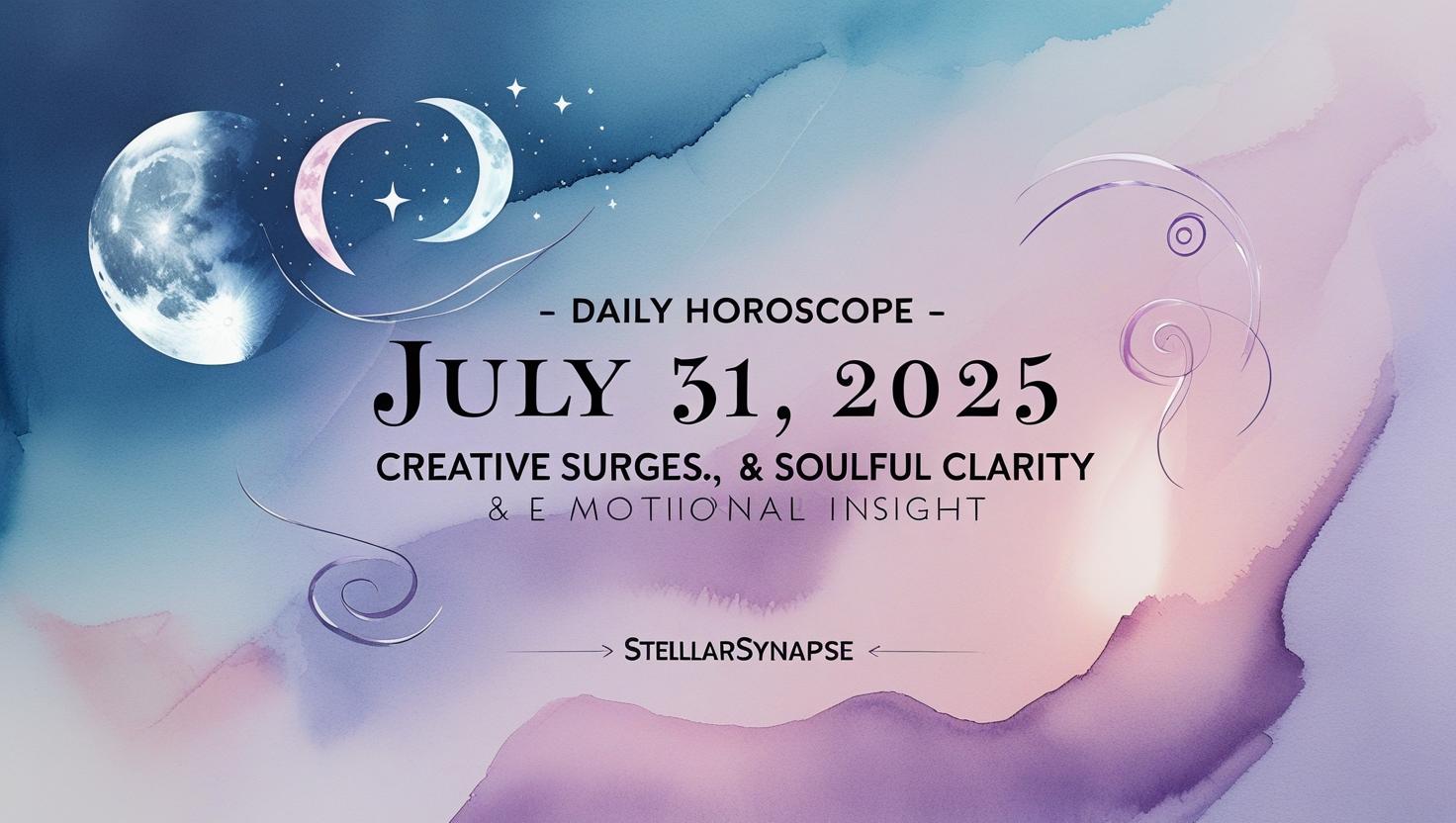 Daily Horoscope for July 31