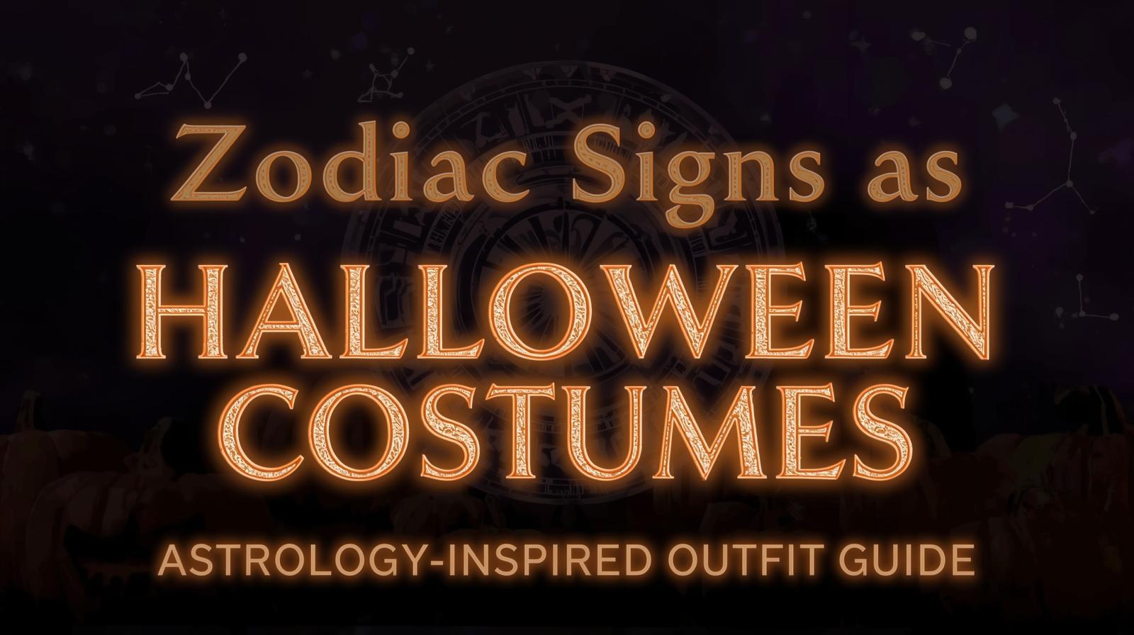 Zodiac Halloween costumes