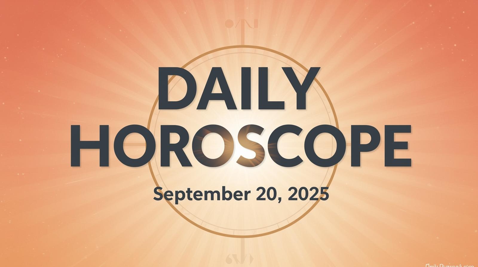 Daily Horoscope for September 20