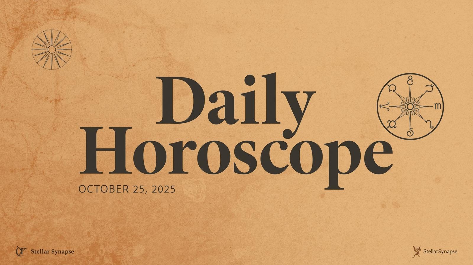 Daily Horoscope for October 25