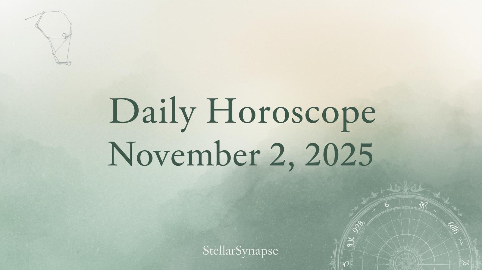 Daily Horoscope for November 2