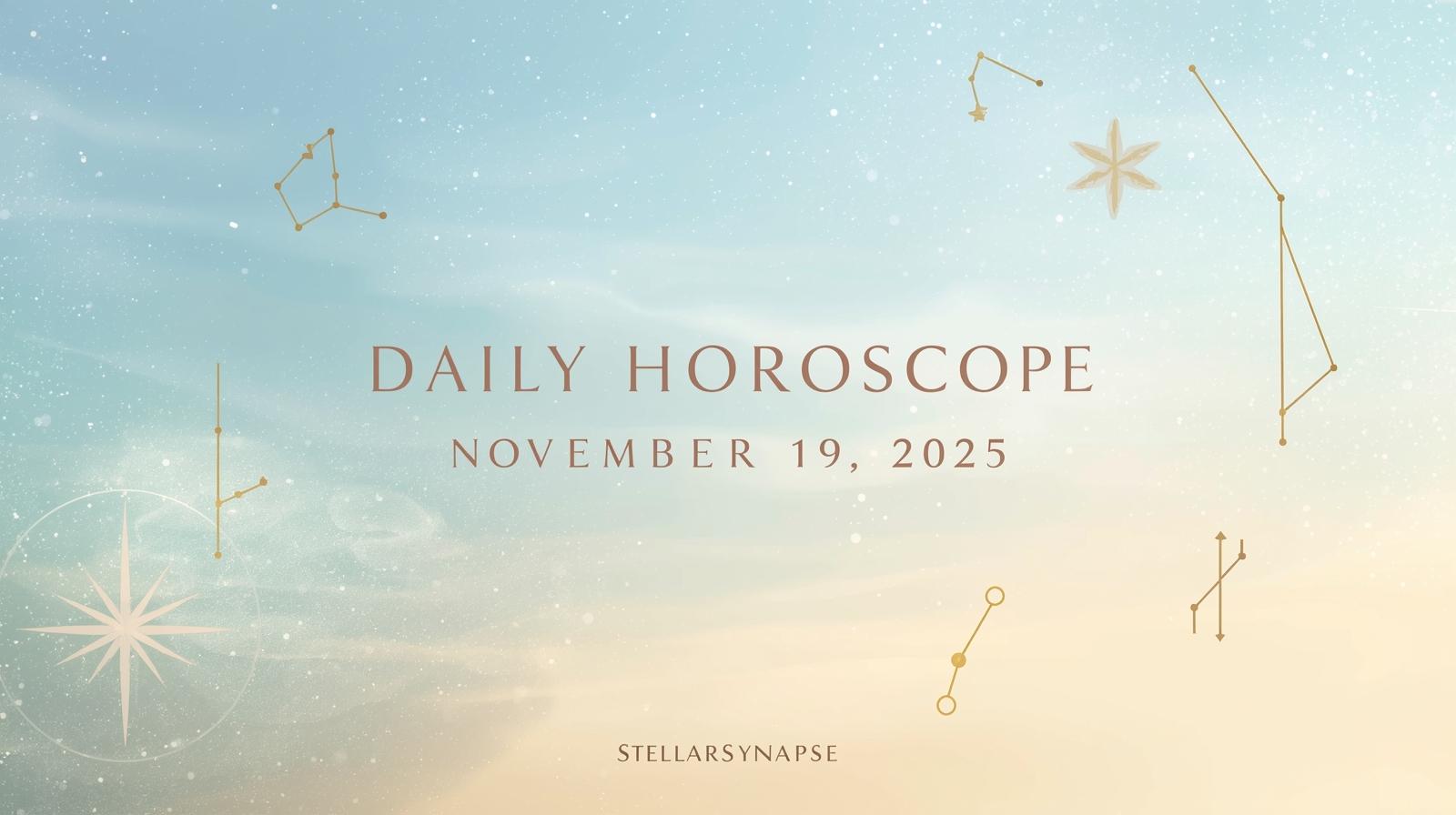 Daily Horoscope for November 19