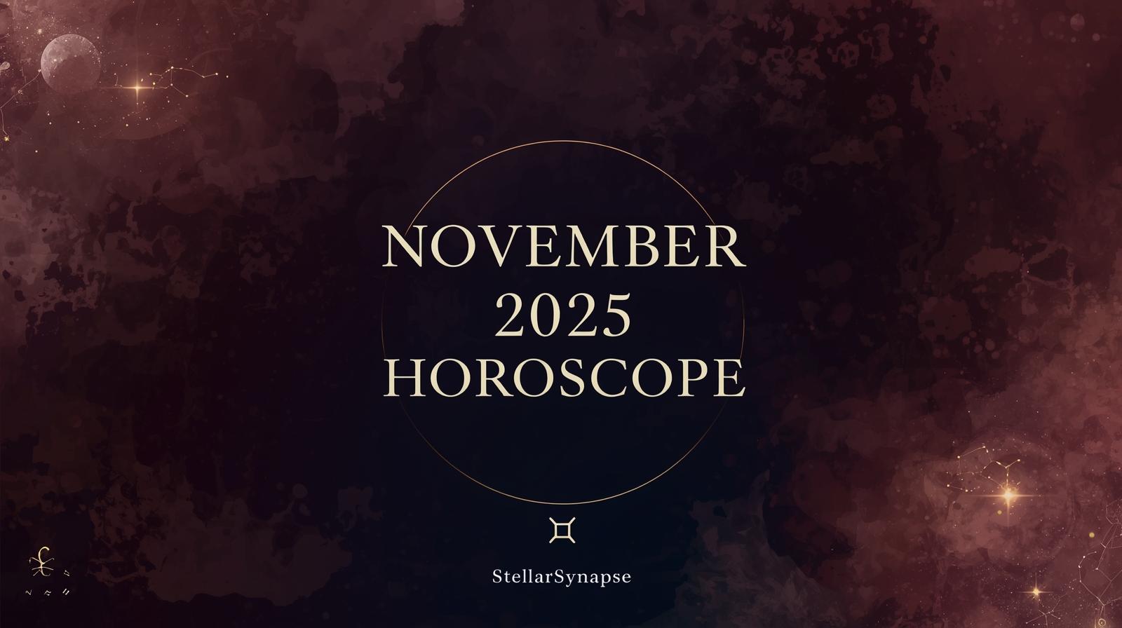 Monthly Horoscope for November