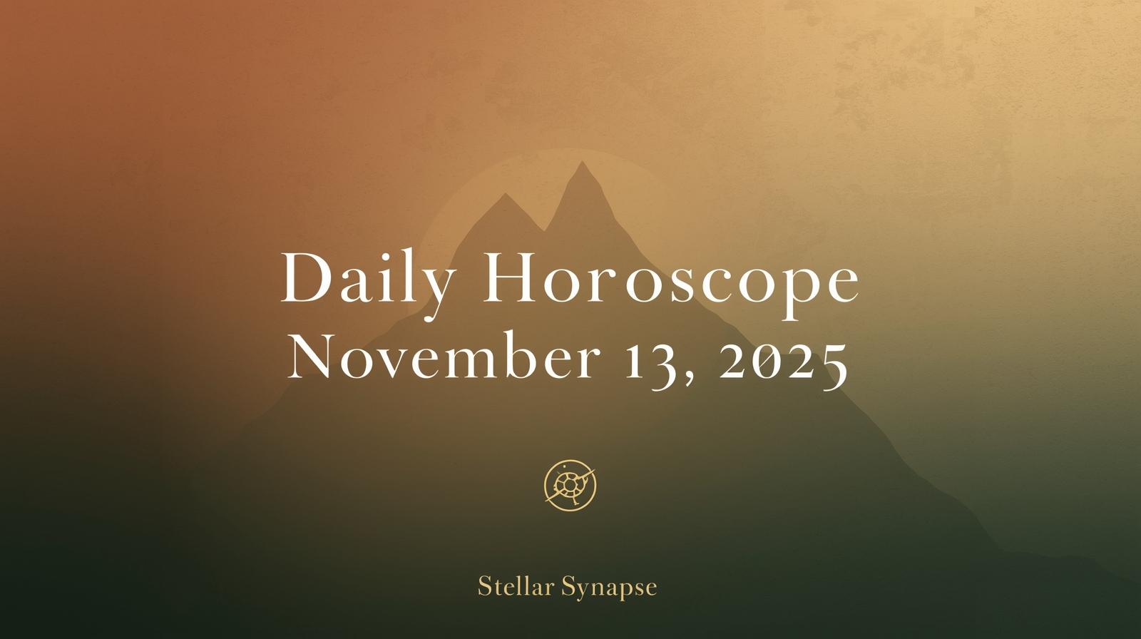 Daily horoscope for November 13