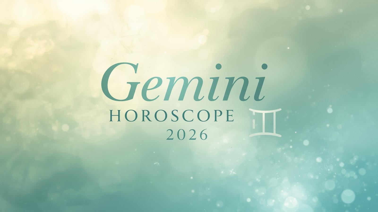 Gemini Horoscope 2026