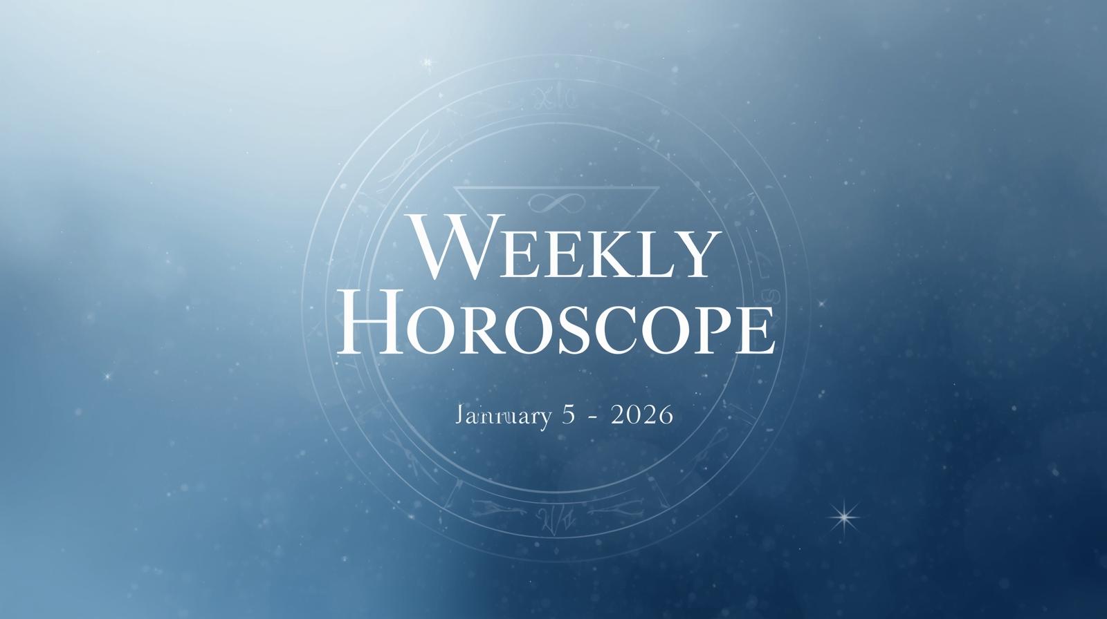 Weekly Horoscope for January 5–11 2026 – Powerful Momentum, Clear Decisions & Fresh Alignment