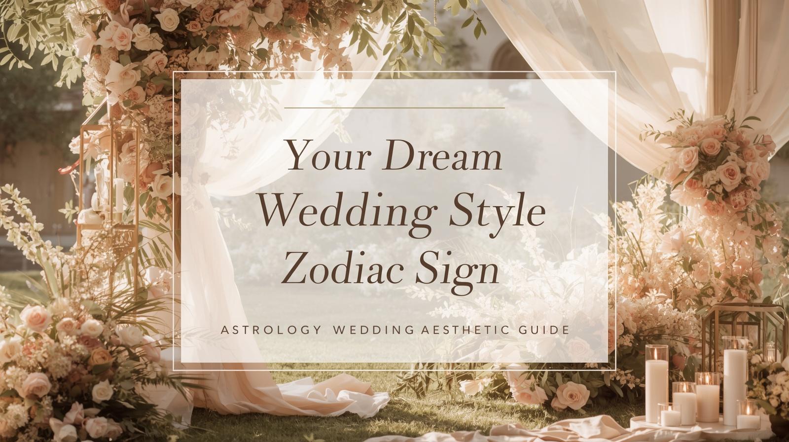 zodiac wedding style