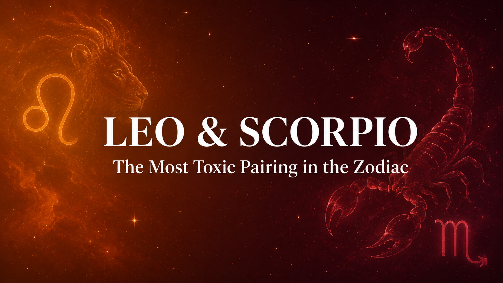 leo and scorpio toxic couple zodiac