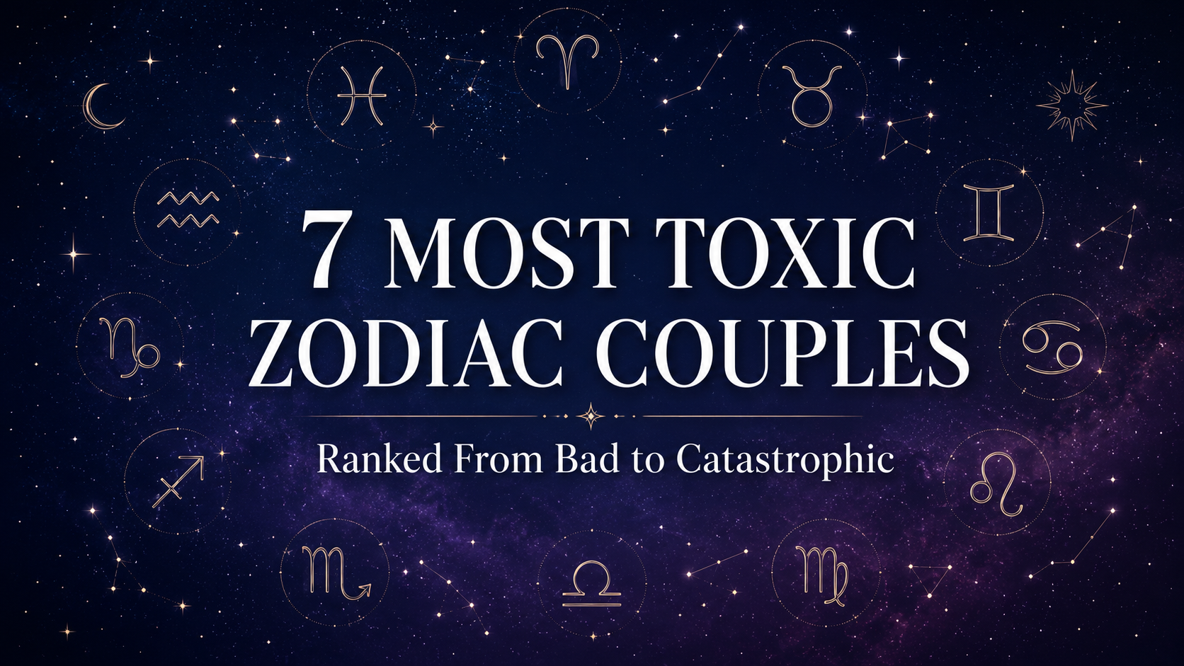 toxic zodiac couples ranked list