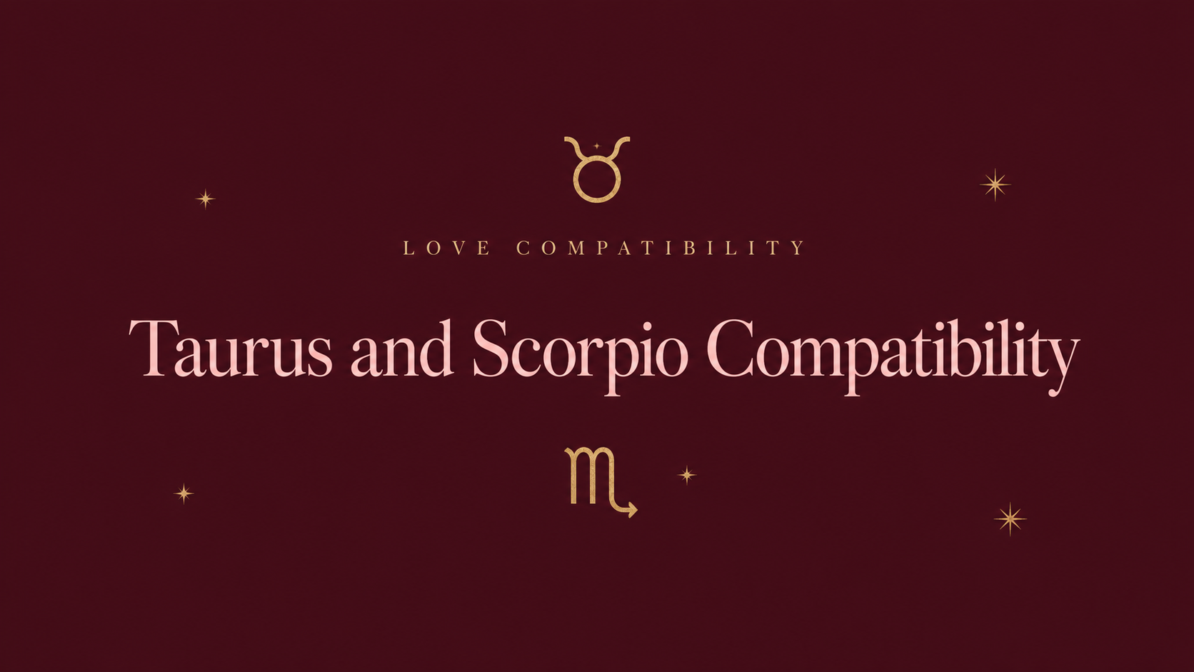 taurus and scorpio compatibility