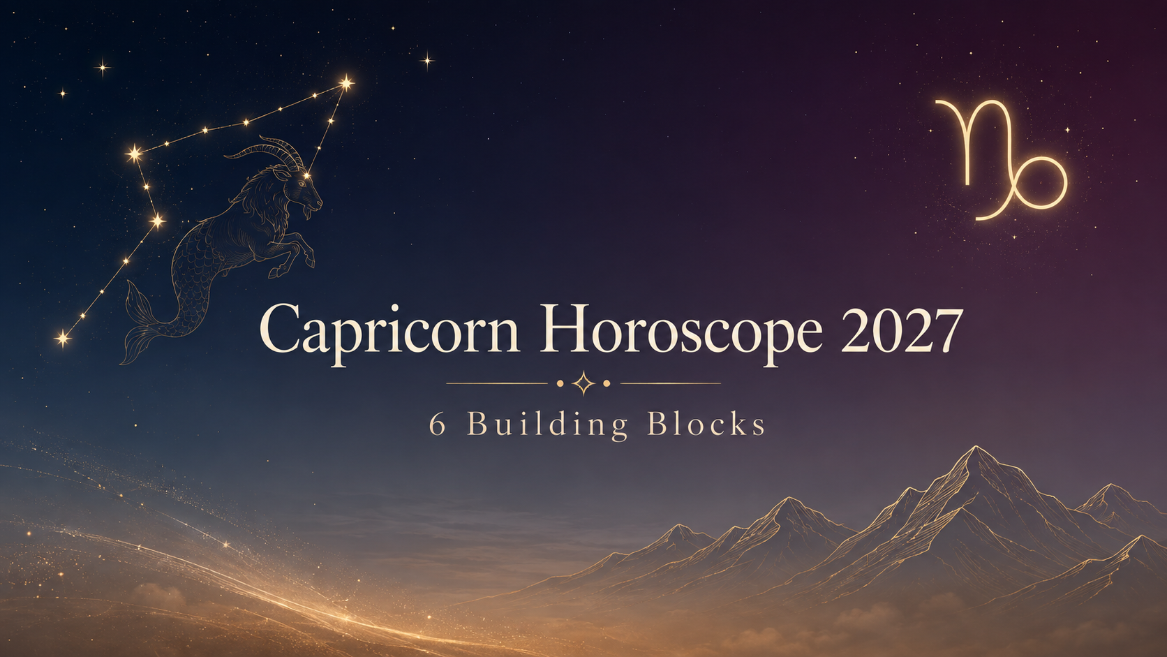 capricorn horoscope 2027 predictions for love and money